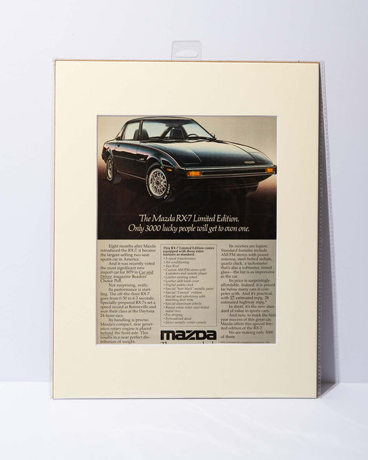 Mazda RX-7 Limited Edition 1979 Ad