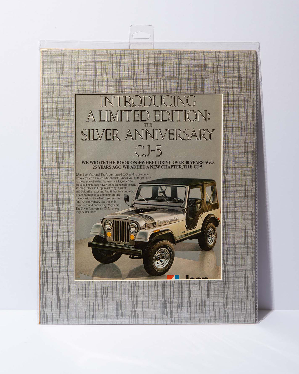 Jeep CJ-5 Silver Anniversary Ad 1979
