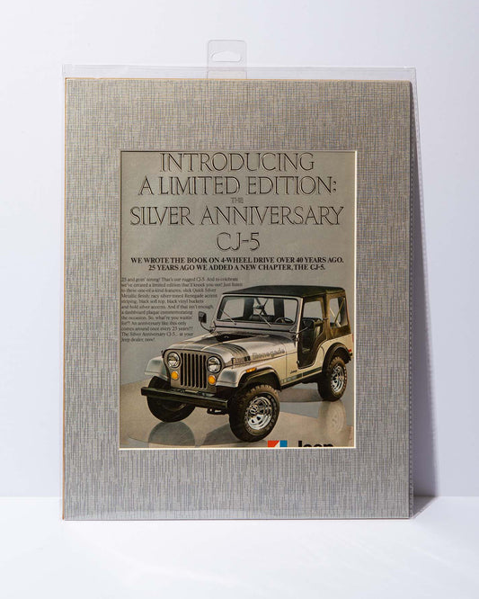 Jeep CJ-5 Silver Anniversary Ad 1979