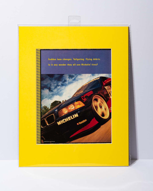 Michelin Tire Ad w/ E36 BMW Super Touring
