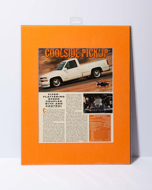 1996 "COOLSIDE PICKUP" Motor Trend Article Chevrolet Truck